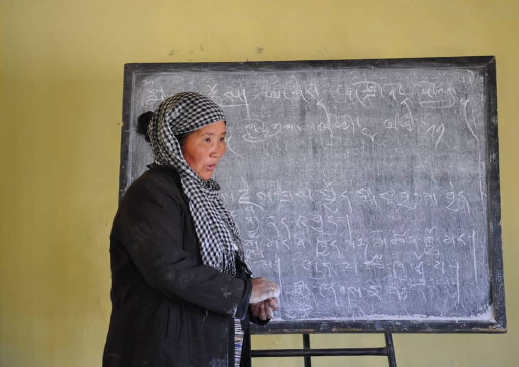 Femme doctorat TIbet