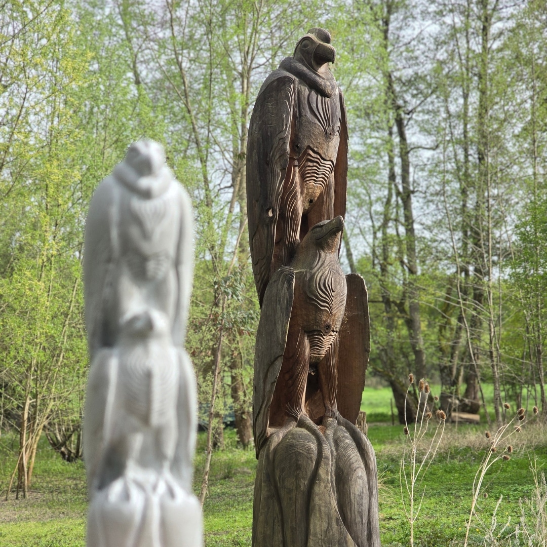 Totem Moulin Aigle et Condor 2